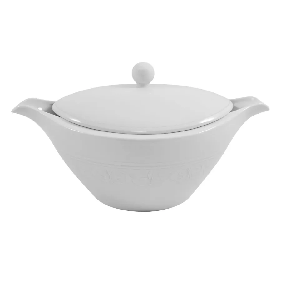 obrazek 9 Piękny i bardzo luksusowy komplet porcelany na stół dla 12 osób - Porcel