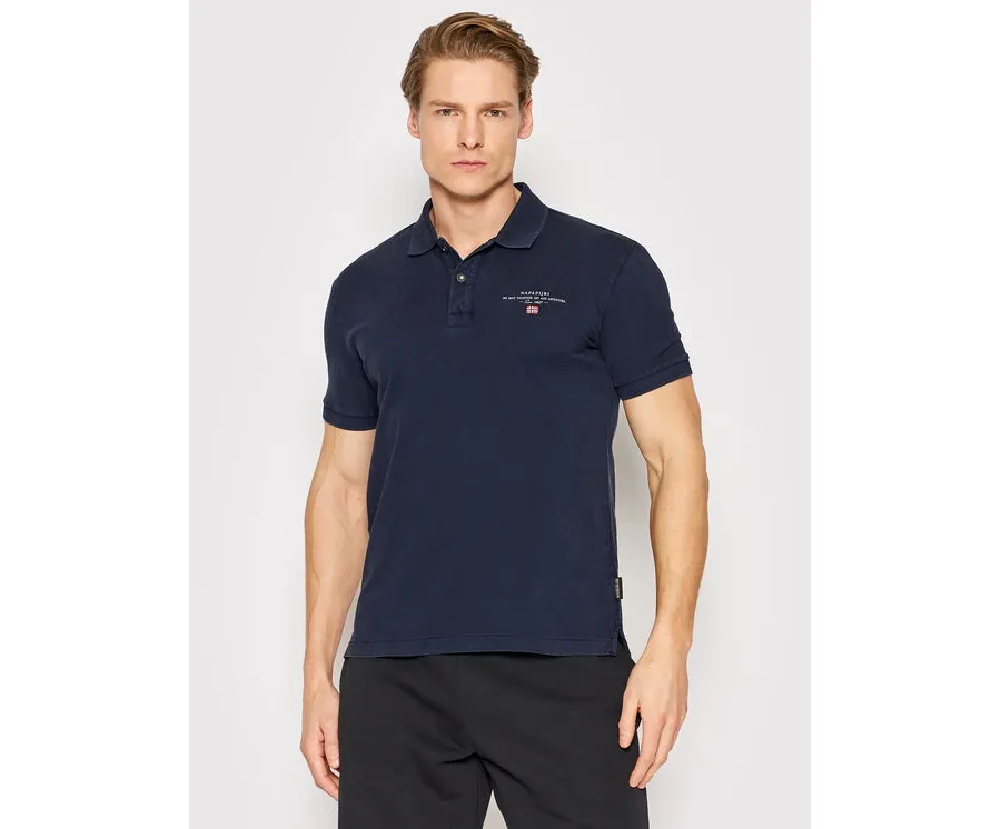obrazek 1 Napapijri Polo Elbas NP0A4GDL Granatowy Regular Fit