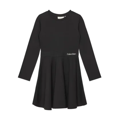 Zdjęcie Calvin Klein Jeans Sukienka codzienna Logo Tape IG0IG02666 D Czarny Regular Fit