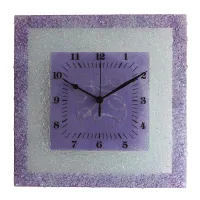 Picture Arabeska wall clock in lilac color