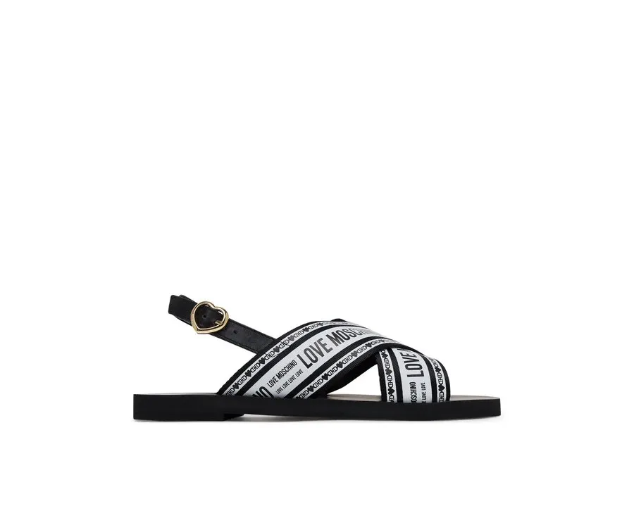 obrazek 1 LOVE MOSCHINO Sandały San Lod Micro20 JA16142G0MIX200A Czarny