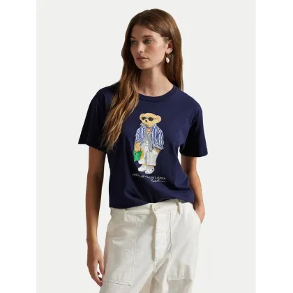 Zdjęcie Polo Ralph Lauren T-Shirt 211959112001 Granatowy Straight Fit