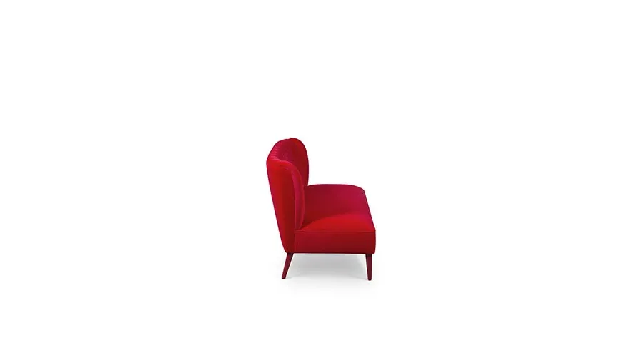 obrazek 2 Czerwona portugalska dwuosobowa sofa