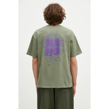 Zdjęcie NEIGHBORHOOD t-shirt bawełniany Tee SS-7 męski kolor zielony z nadrukiem 242PCNH.ST07