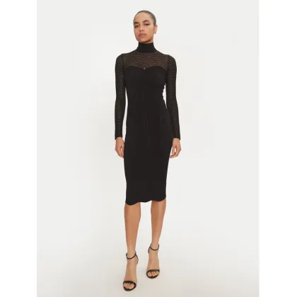 Zdjęcie Elisabetta Franchi Sukienka codzienna AM-02B-46E2-V400 Czarny Slim Fit