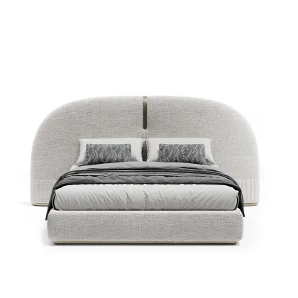 Zdjęcie Eleganckie włoskie łóżko w stylu modernistycznym - do sypialni