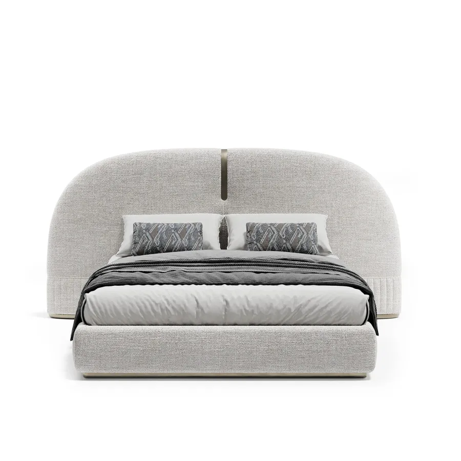 obrazek 1 Eleganckie włoskie łóżko w stylu modernistycznym - do sypialni