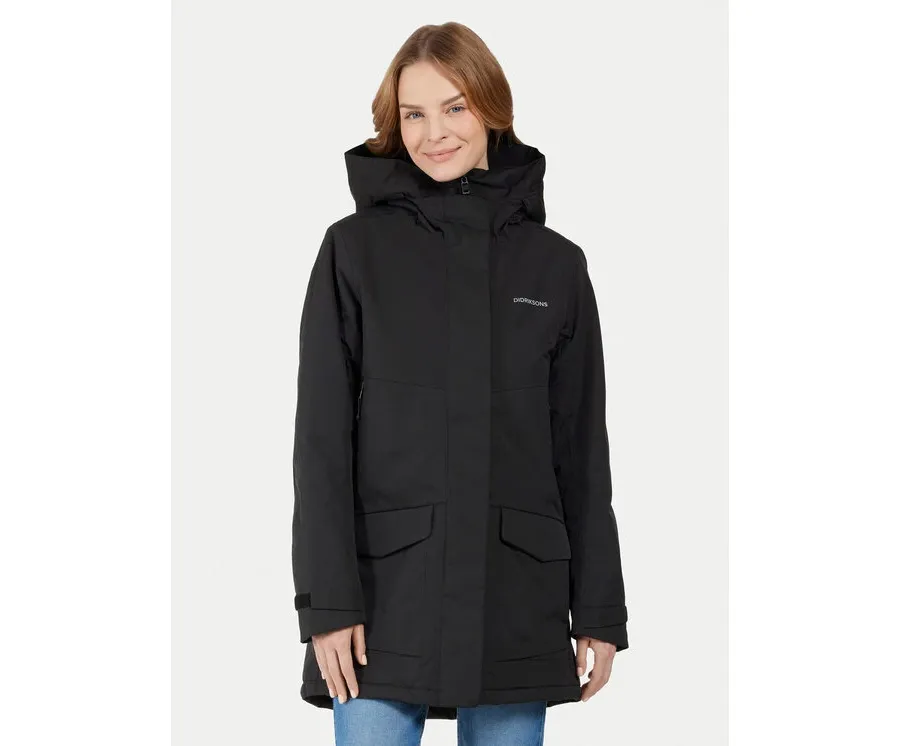 obrazek 1 Didriksons Parka Frida 505777 Czarny Regular Fit