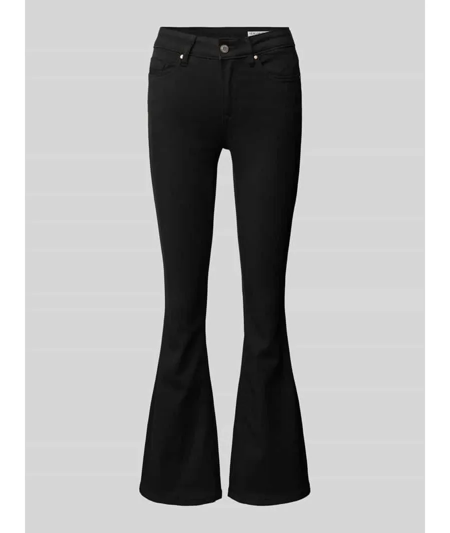 obrazek 1 Vero Moda Jeansy Flash 10305103 Czarny Flared Fit