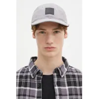 Zdjęcie Carhartt WIP czapka z daszkiem Canvas Cap kolor szary gładka I034347.2OZXX