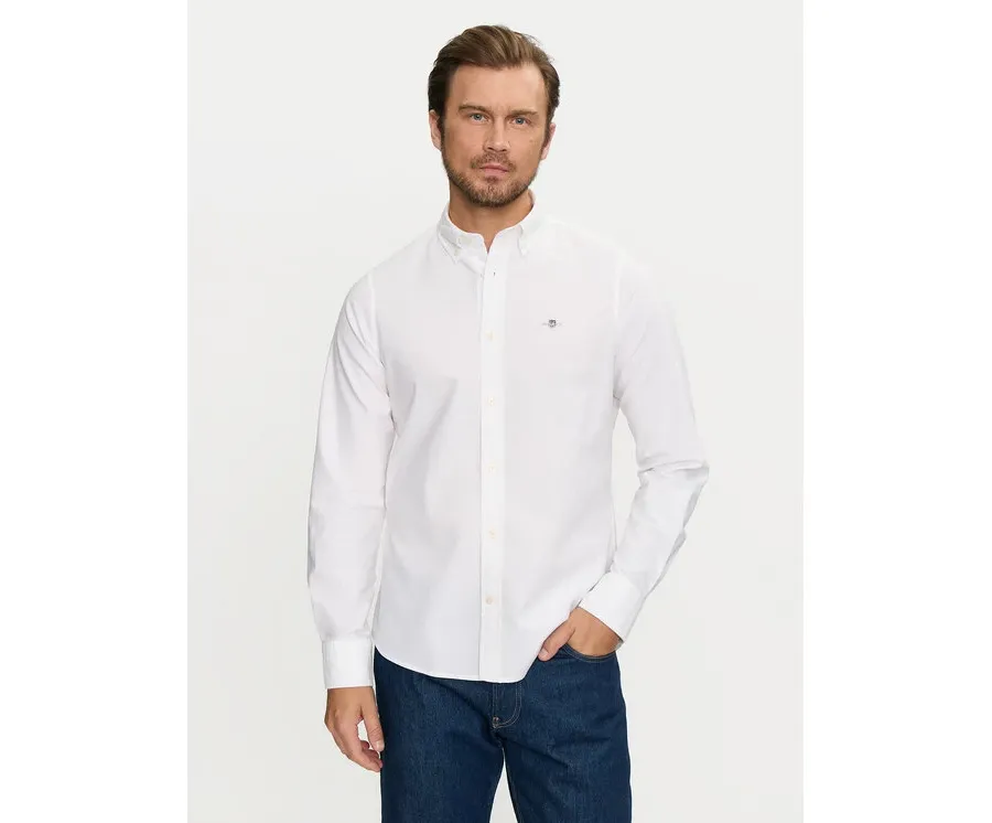 obrazek 1 Gant Koszula 3000202 Biały Slim Fit