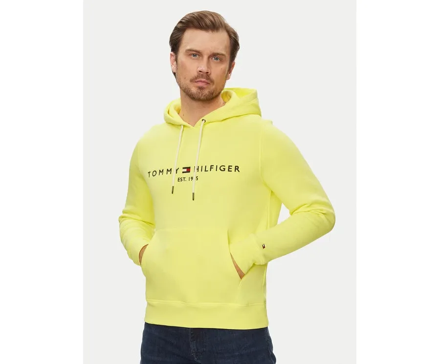 obrazek 1 Tommy Hilfiger Bluza Logo MW0MW11599 Żółty Regular Fit