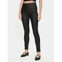 Zdjęcie Cream Spodnie z imitacji skóry Tabea 10610409 Czarny Slim Fit