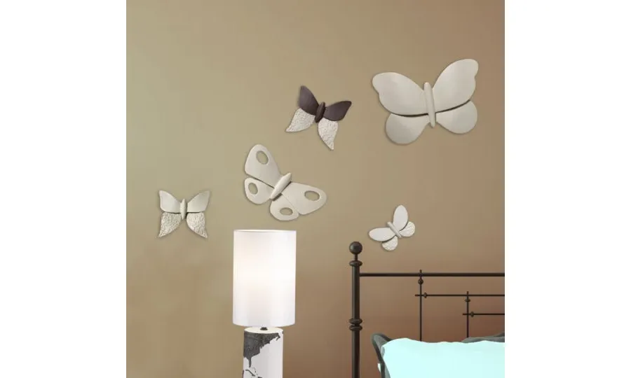 obrazek 3 Cudowna dekoracja ścienna - ceramiczny motyl