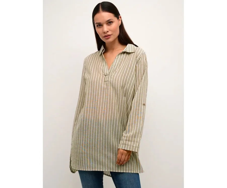 obrazek 1 Cream Tunika Anja 10611124 Zielony Regular Fit
