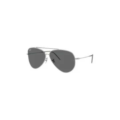 Zdjęcie Ray-Ban okulary przeciwsłoneczne LENNY KRAVITZ X AVIATOR REVERSE kolor srebrny