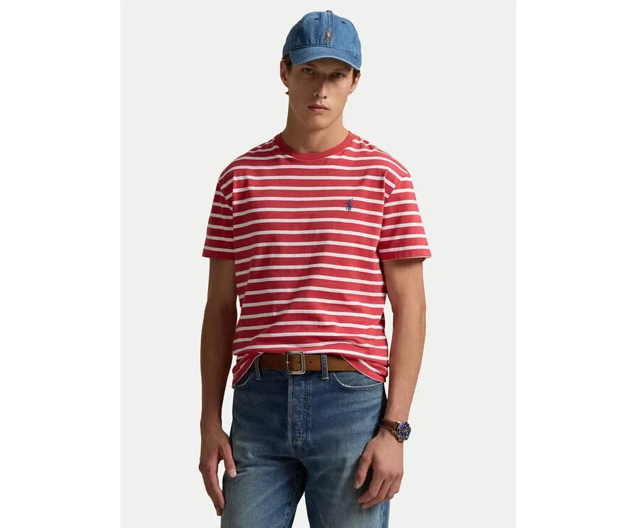 obrazek 1 Polo Ralph Lauren T-Shirt 710938134005 Czerwony Slim Fit