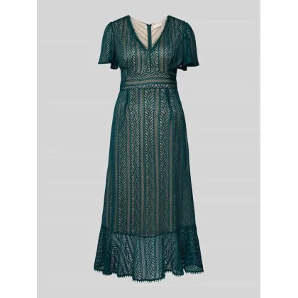 Zdjęcie Długa sukienka z półprzezroczystego materiału