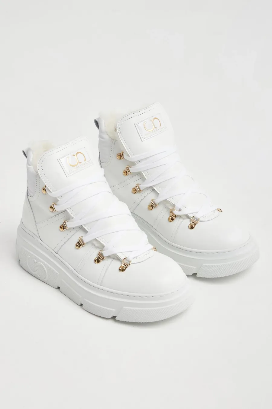 obrazek 1 Sneakersy damskie skórzane CESARE CASADEI Cesare Casadei