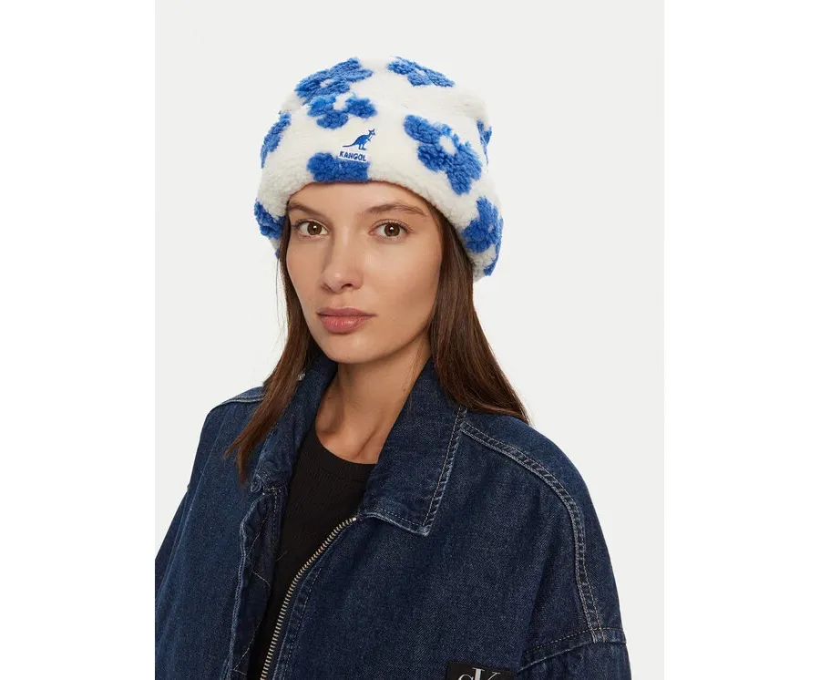 obrazek 1 Kangol Czapka Floral Fleece Beanie K5421 Biały
