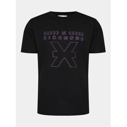 Zdjęcie Richmond X T-Shirt Ikiom UMP24141TS Czarny Regular Fit