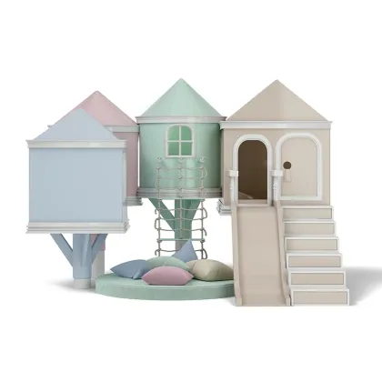 Zdjęcie Baśniowy domek do zabawy wykonany z drewna - Fairytale