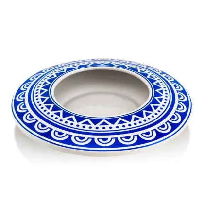 Zdjęcie Ceramiczna taca w kształcie dysku z dekoracją plemienną – Ahura