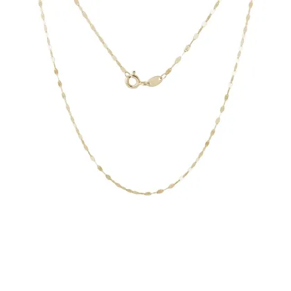 Zdjęcie Złoty łańcuszek typu Lip Chain o długości 45 cm KLENOTA