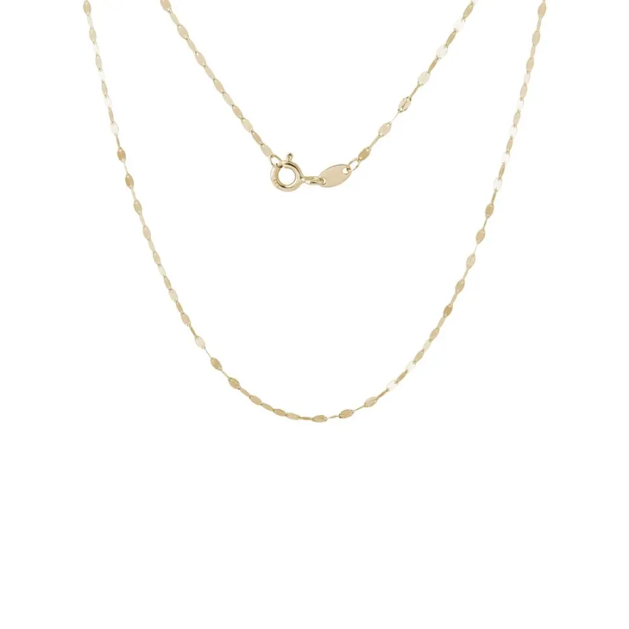 obrazek 1 Złoty łańcuszek typu Lip Chain o długości 45 cm KLENOTA