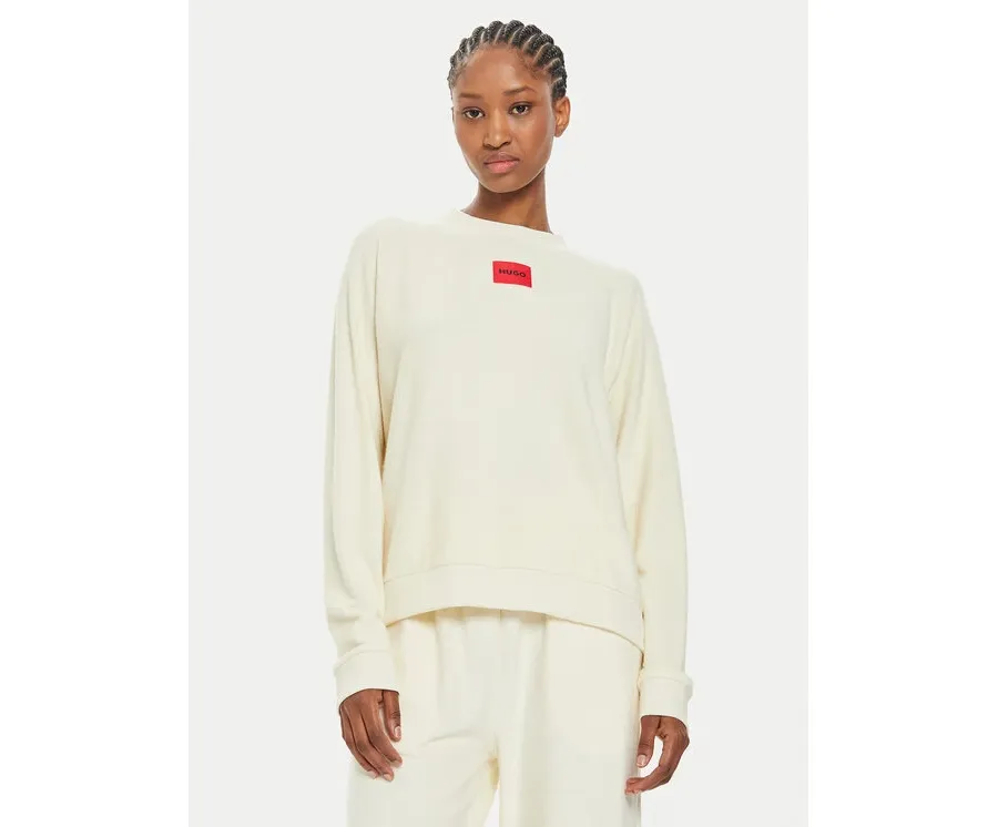 obrazek 1 Hugo Sweter Snoozie 50523414 Écru Regular Fit HUGO