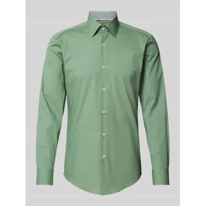 Zdjęcie Koszula biznesowa o kroju slim fit z kołnierzykiem typu kent model ‘Hank’