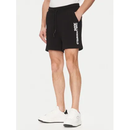 Zdjęcie Karl Lagerfeld Jeans Szorty sportowe A2M10166 Czarny Regular Fit