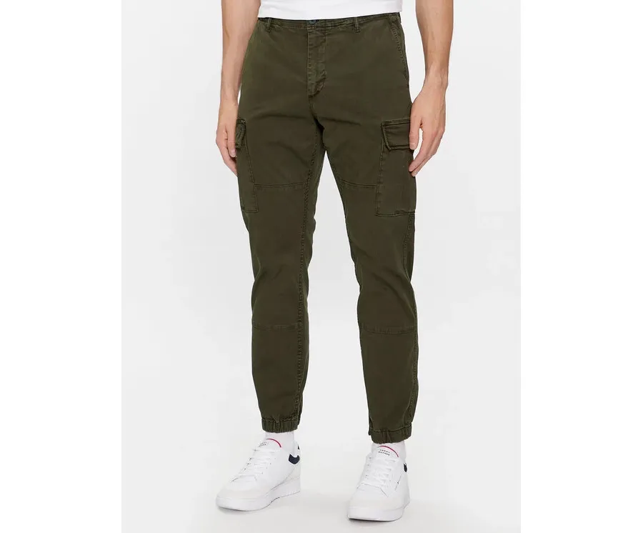 obrazek 1 Tommy Hilfiger Joggery Chelsea MW0MW31149 Khaki Relaxed Fit