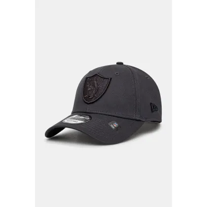 Zdjęcie New Era czapka z daszkiem bawełniana Team Outline 940 Raiders kolor szary z aplikacją 60595194