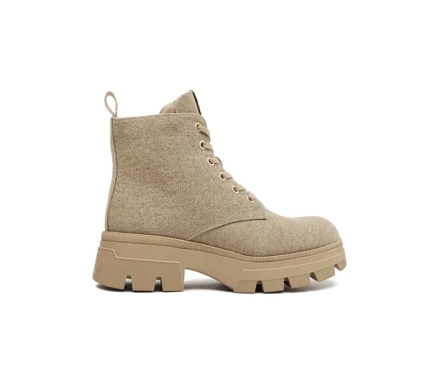 obrazek 1 Calvin Klein Jeans Trapery Chunky Combat Laceup Boot Co YW0YW01239 Beżowy