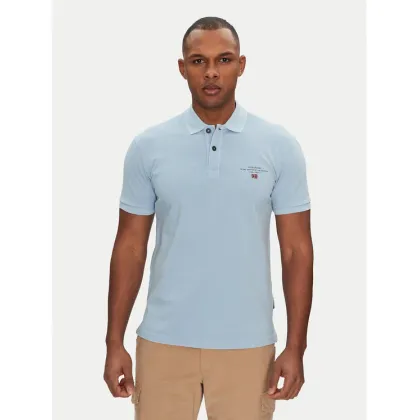Zdjęcie Napapijri Polo Elbas NP0A4GDL Błękitny Regular Fit