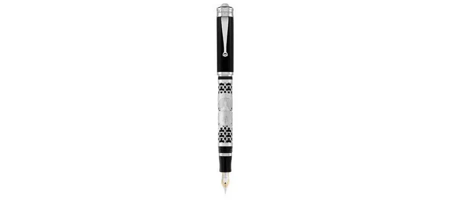 obrazek 1 New St Andrews 2012 Montegrappa Pióro Wieczne Czarne Srebro