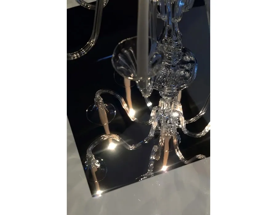 picture 7 Classic glass candlestick with nine arms