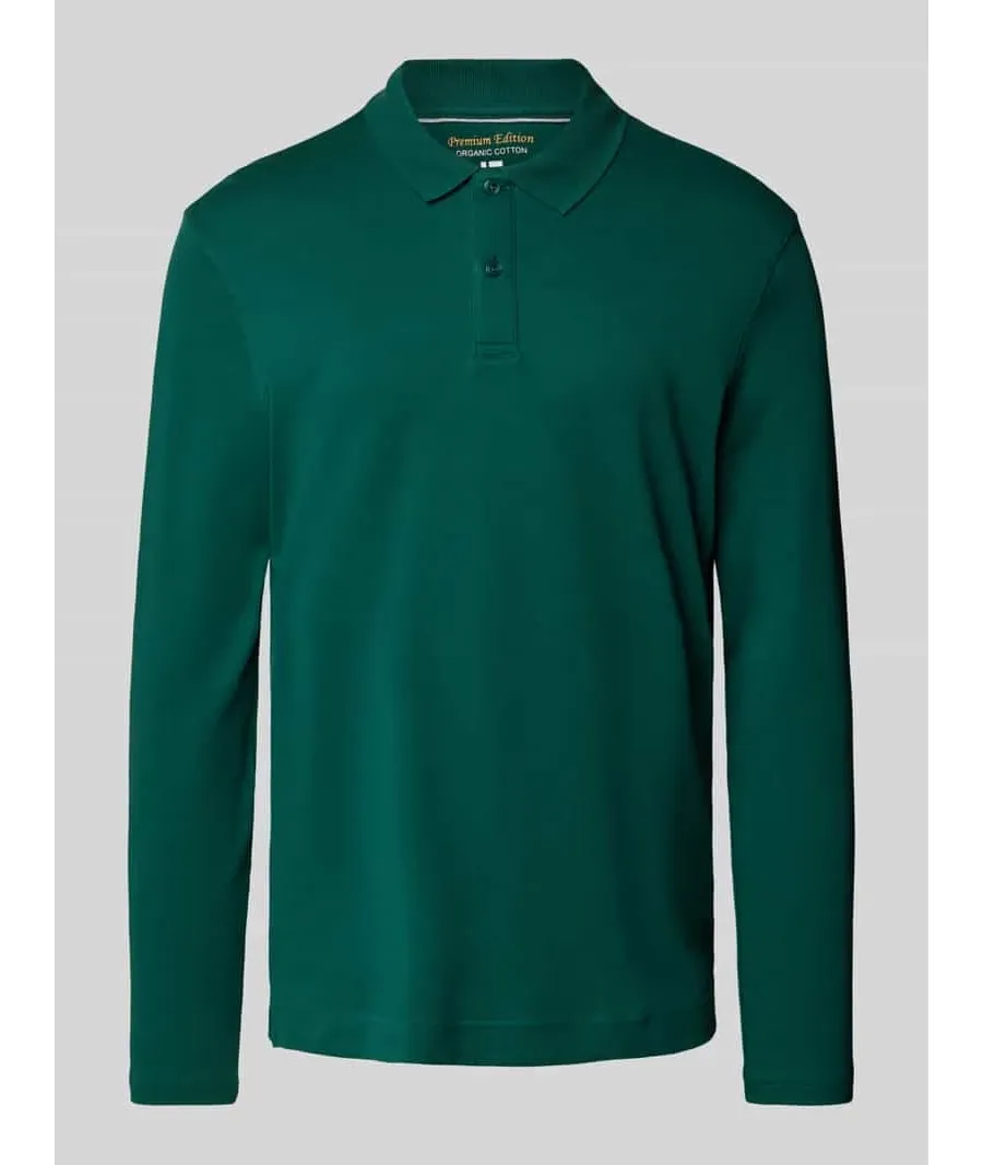 obrazek 1 Koszulka polo o kroju regular fit z długim rękawem