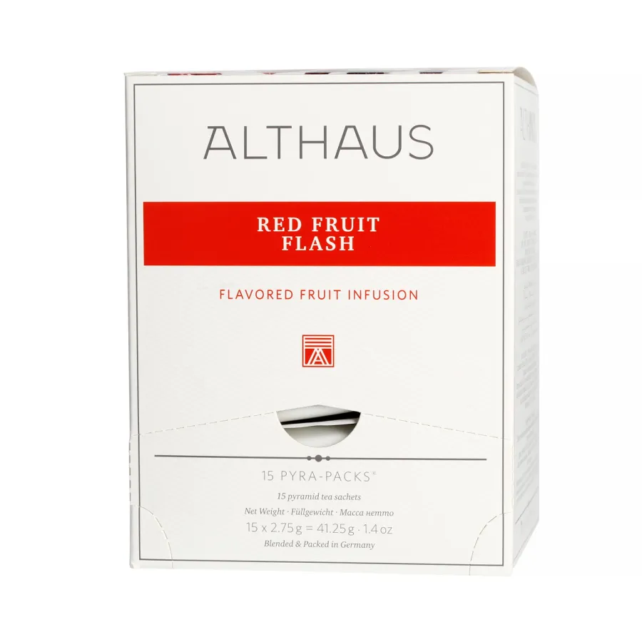 obrazek 1 Althaus - Red Fruit Flash Pyra Pack - Herbata 15 piramidek ALTHAUS