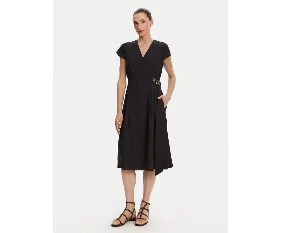 obrazek 1 TWINSET Sukienka letnia 251TT2072 Czarny Loose Fit