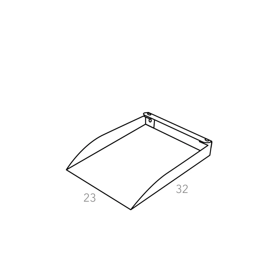 obrazek 4 Stylowa taca na dokumenty A4 32х23хH4 cm w kolorze szaroróżowym