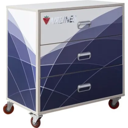 Zdjęcie Komoda imitująca wózek stewardessy do pokoju dziecka - Cilek