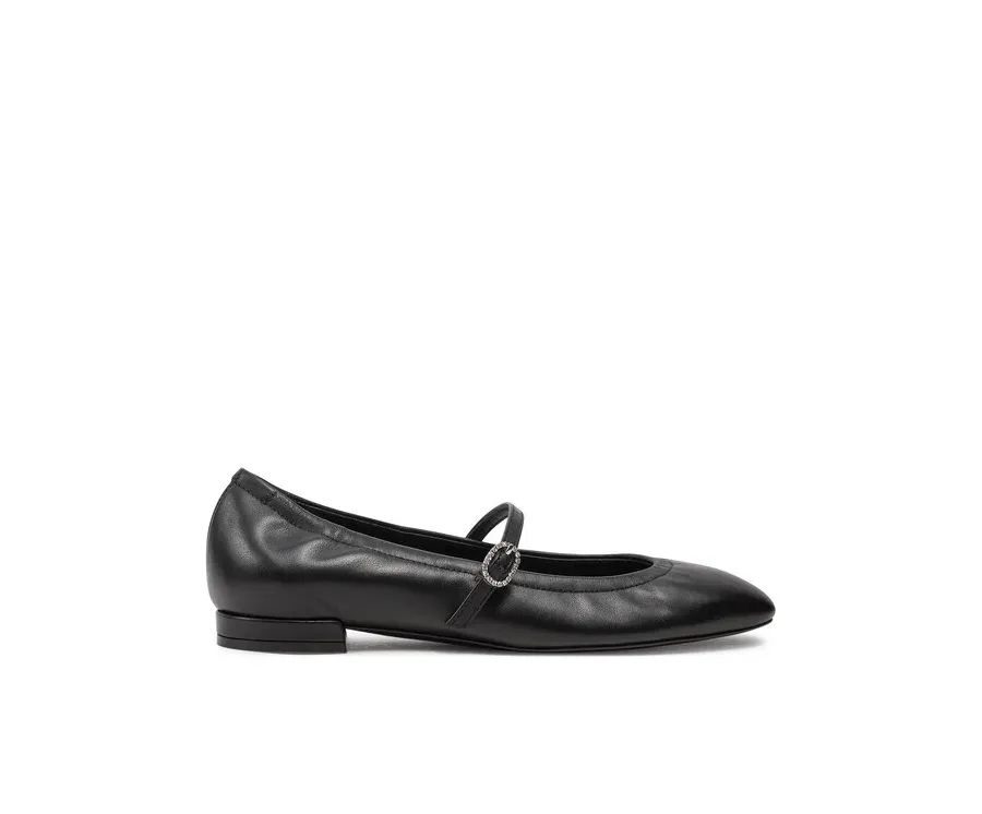 obrazek 1 Stuart Weitzman Baleriny Claris Ballet Flat SI573 Czarny