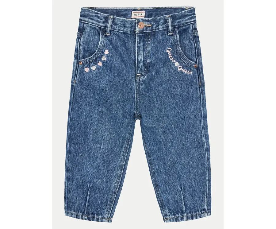 obrazek 1 Guess Jeansy K4BA08 D5D70 Granatowy Relaxed Fit
