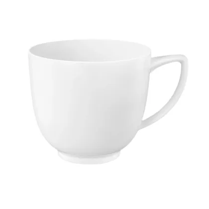 Zdjęcie Prestiżowa biała porcelanowa filiżanka do kawy o nowoczesnym kształcie – Tettau