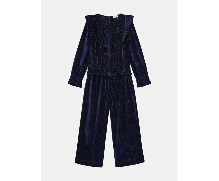 obrazek 1 Mayoral Komplet bluzka i spodnie 4550 Granatowy Regular Fit