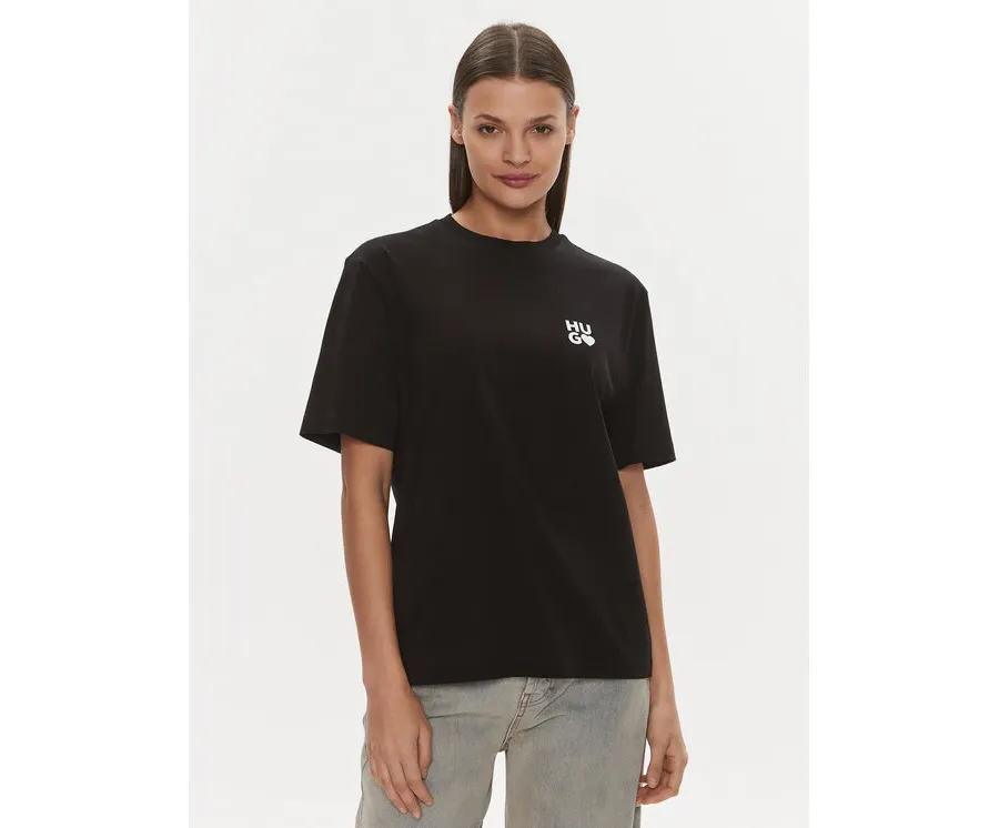 obrazek 1 Hugo T-Shirt Dashire_4 50489198 Czarny Regular Fit HUGO