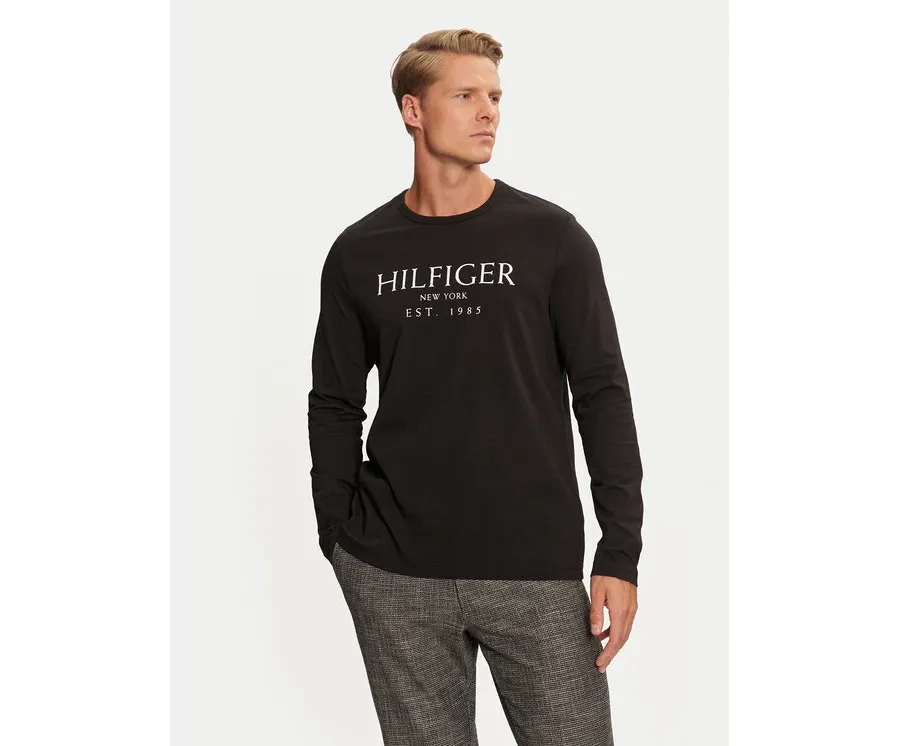 obrazek 1 Tommy Hilfiger Longsleeve MW0MW36502 Czarny Regular Fit