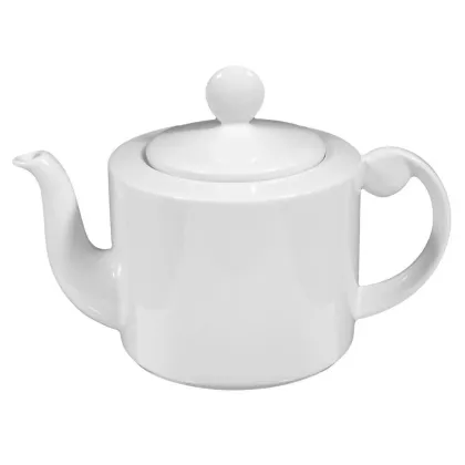 Zdjęcie Stylowy porcelanowy czajnik do herbaty o nowoczesnym kształcie - Seltmann Weiden
